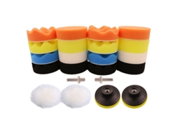 22 Peças Esponjas De Polimento 80mm Kit De Polimento Com Broca M10 Para Furadeira