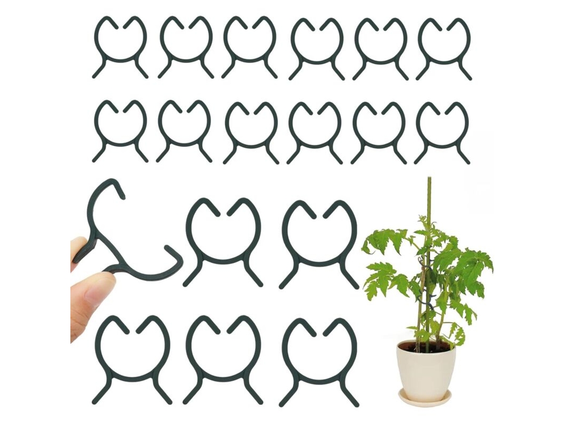 Prendedores para suporte de plantas AQUAFORGE, 200 unidades