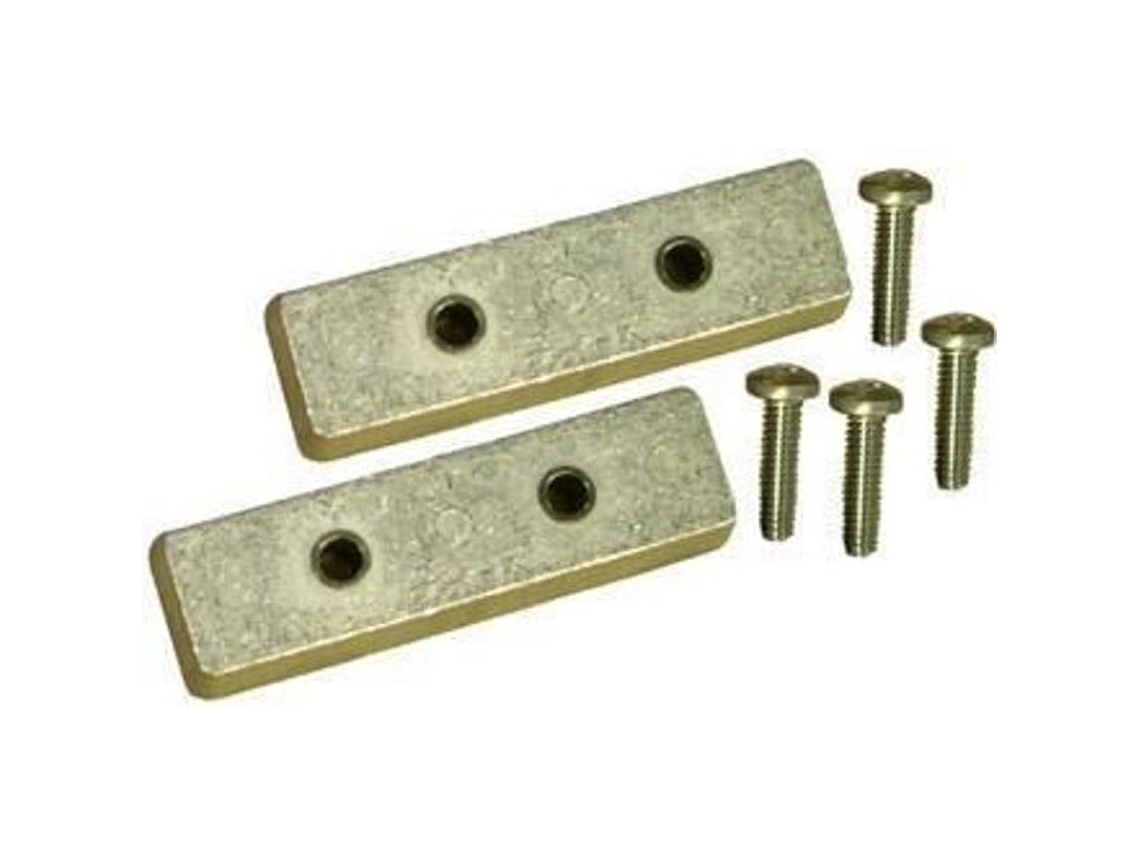 Ânodo de Alumínio Kit Trim Tab Bennet Douradomartyr Anodes