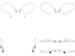 Crochês De Ouro Em Silicone Étanche Para Airpods Pro 2 Pro, Airpods 3, Airpods 1, 2, 4, Arquivo De Memória