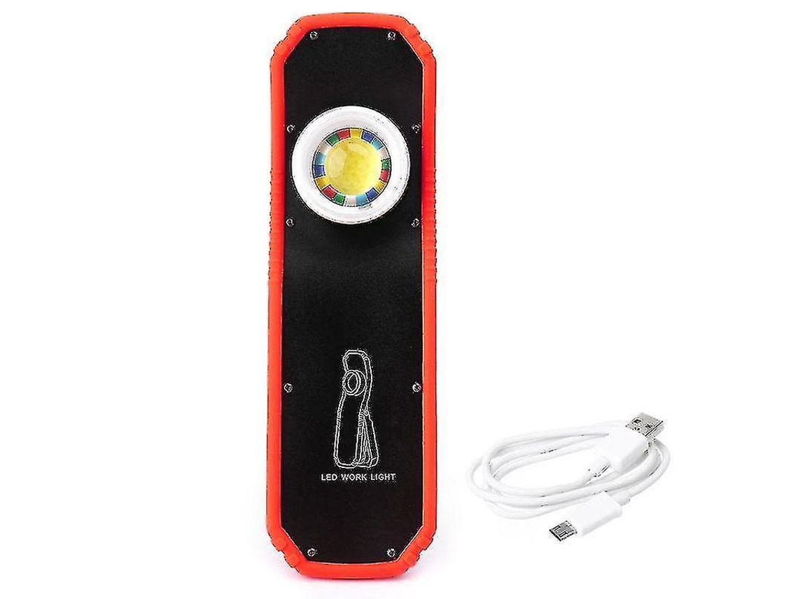 Lanternas De Acampamento De 60 W, Luz De Trabalho Led Portátil, Lanterna Magnética Cob Com Gancho Para Pendurar, Para Reparos Ao Ar Livre Olysi Shop