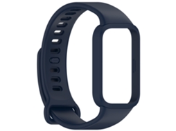 Pulseira Desportiva Macia e Respirável para Xiaomi Band 9 Active / Redmi Band 3 Azul HEXINYIGJLY
