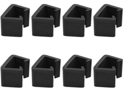 Conjunto de 8 prendedores de sofá Ibasenice Presilhas Vime, resistentes ao calor e com faces removíveis, ideais para mudanças de jardim.