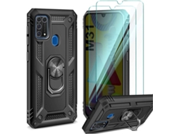 Capa Samsung Galaxy M31 HONGWE. Preto