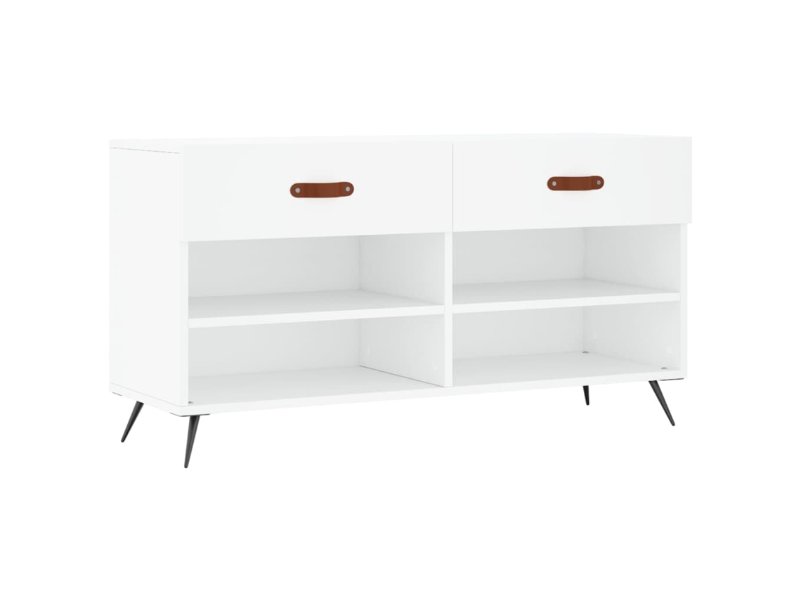 Banco Sapateira Derivados de Madeira Branco MAISON EXCLUSIVE (102x35x55 cm)