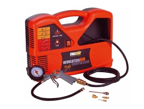 Compressor sem óleo Boxy 8bar 1100w Nuair Nutool