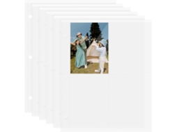 Baluue Pages De Classeur Pour Protection Pour Cartes À Collectionner 40 Feuilles 4 Pochettes En Pp Transparent