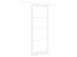 Conjunto 1 Porta Deslizante Vidaxl Branco Madeira De Pinho Maciça (83 X 211 Cm)