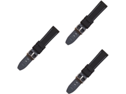 Conjunto De 3 Pulseiras Silicone Bicolor Para Relógio Inteligente