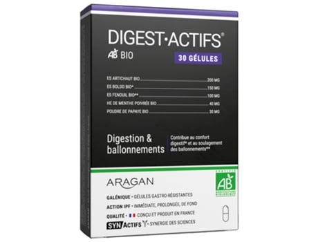 Digestivos Orgânicos 30 Cápsulas ARAGAN