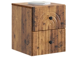 Gabinete de Canto Montado na Parede 2 Pcs Madeira Antiga MAISON EXCLUSIVE