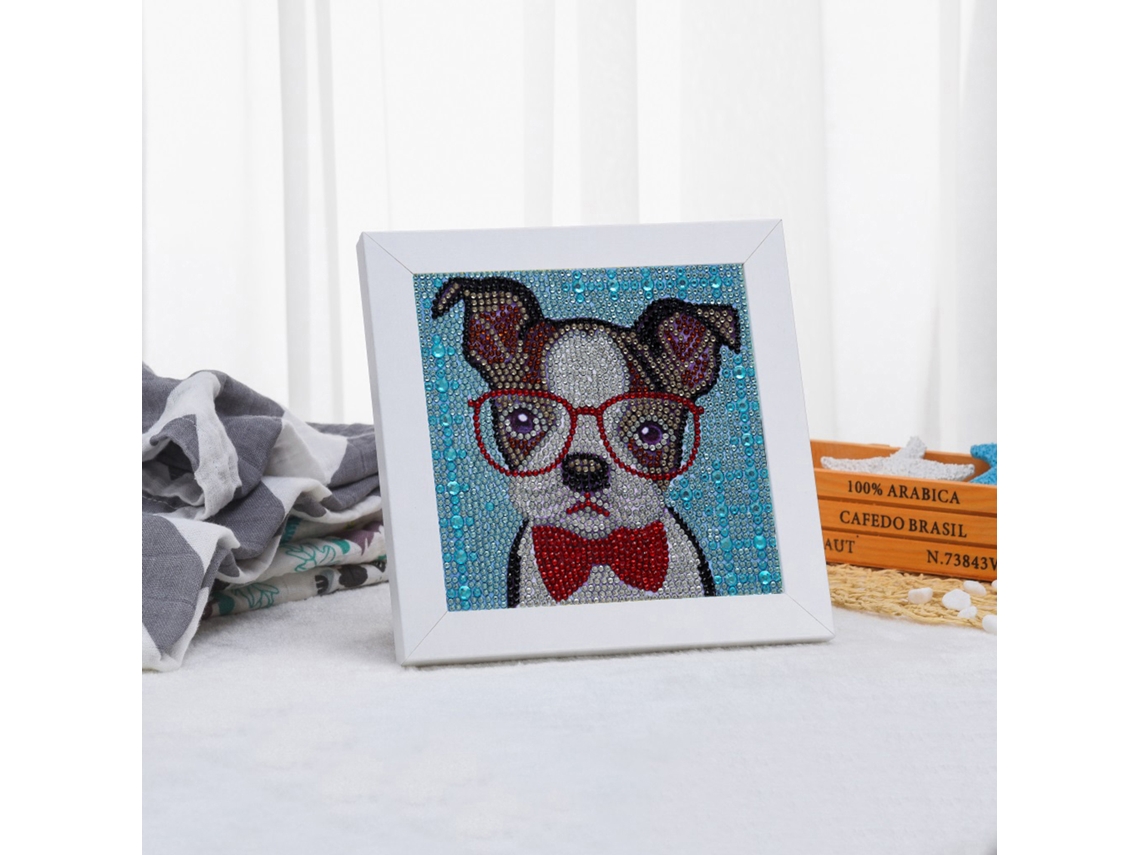 Quadro de Diamante 5d Cachorro Fofo LAXISCREED