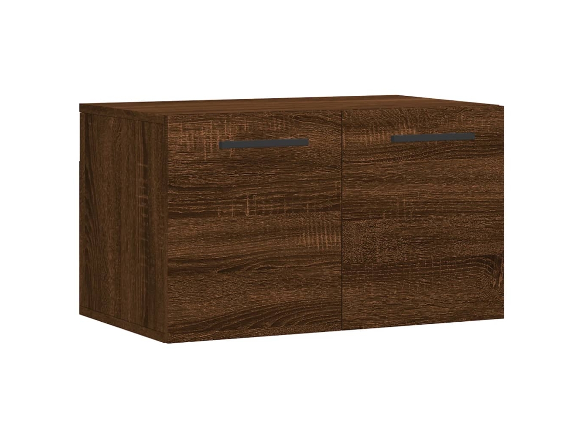 Wall Cabinet, Wall Cabinets Vidaxl Marrom Madeira Processada (60 X 36.5 X 35 Cm)
