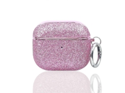 Capa Protetora Para Fones De Ouvido Sem Fio Com Pó De Glitter Galvanizado Para Airpods 3
