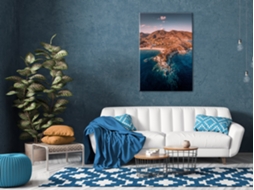 Quadro ARTGEIST Cliff in Kalamitsi (1 Part) Vertical (80x120)
