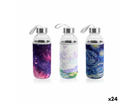 Garrafa De Água Bewinner Vidro 400 Ml (24 Unidades)