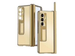 Capa Protetora De Celular À Prova De Choque Com Dobradiça Dupla De Liga De Alumínio Para Samsung Galaxy Z Fold5