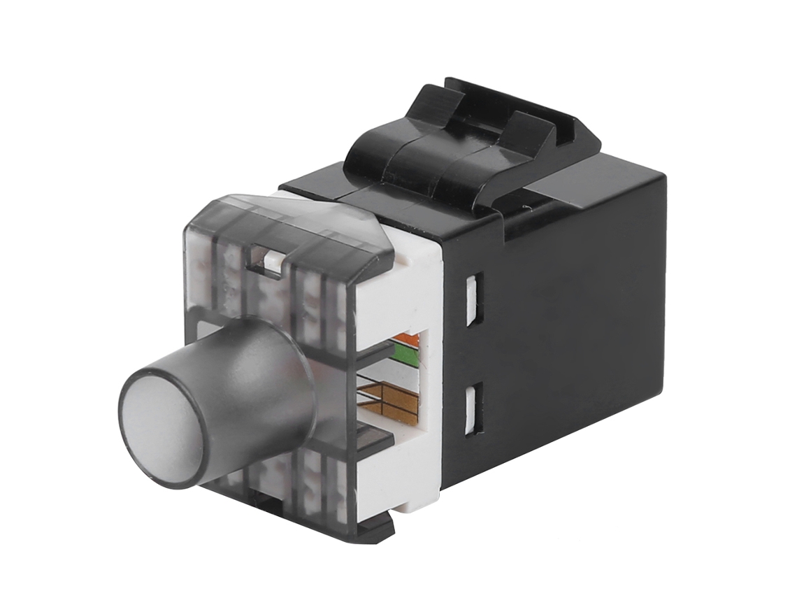 Conector Módulo Rj45 Cat6 Utp 180 Graus 3pcs