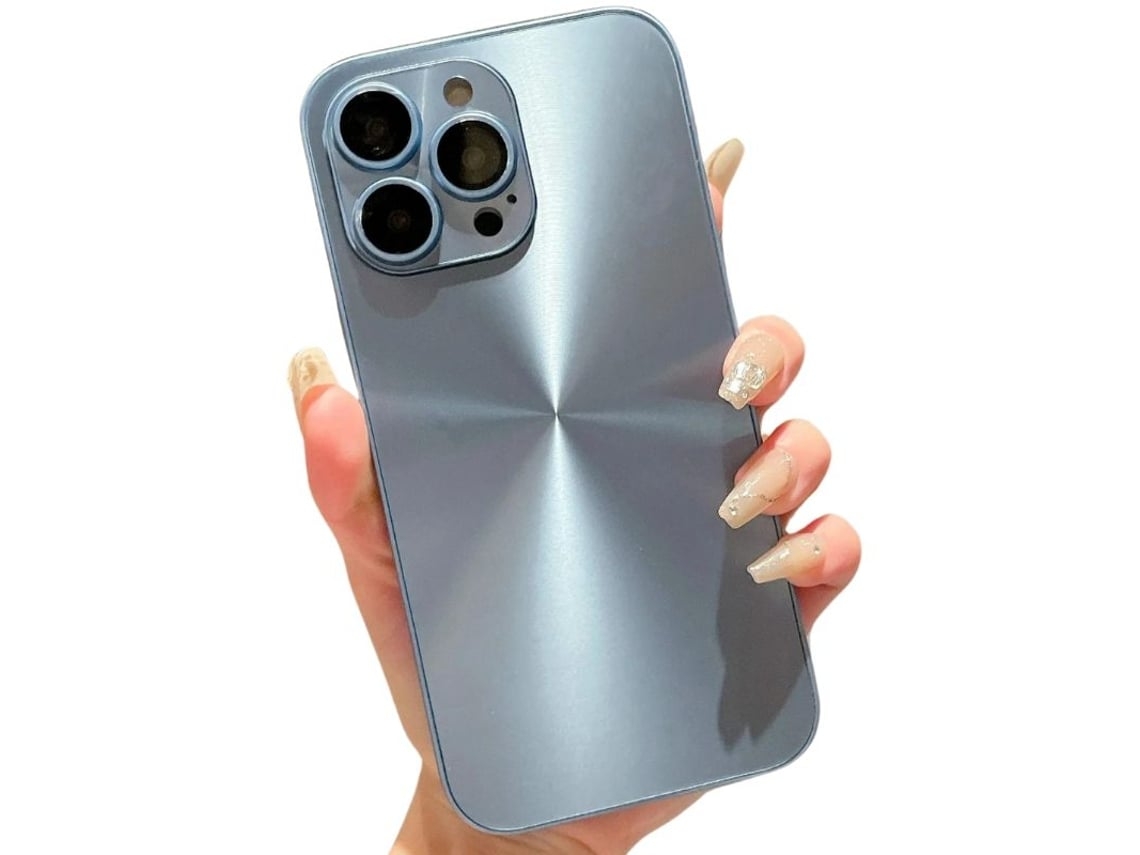 Capa para iPhone 12 pro max VEANXIN Vidro Azul