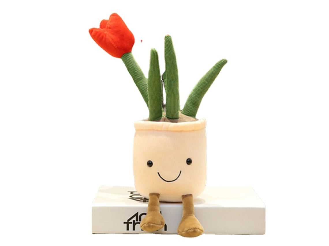 Peluche HXDZFX Tulipas Vermelhas 35 Cm