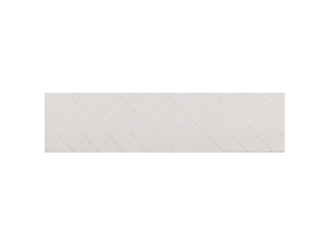 Tapete DKD Home Decor Branco Losangos Moderno (60x240x2,2 cm)