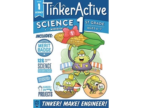 Livro TinkerActive Workbooks 1st Grade Science de Megan Hewes Butler e Odd Dot (Inglês)