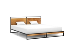Estrutura de cama metal VIDAXL (180x200 cm)