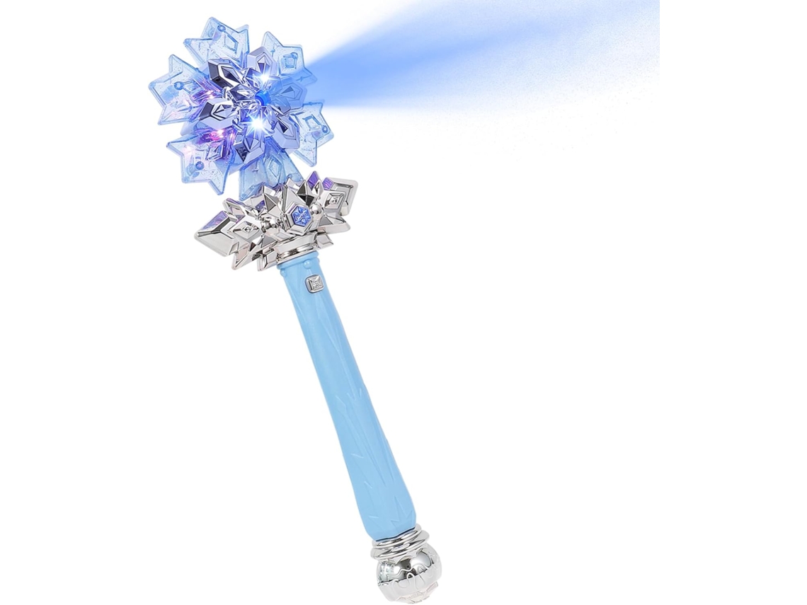 Varinha Mágica Iluminada Com Spray E Música Para Meninos E Meninas, Acessório De Fantasia De Plástico.