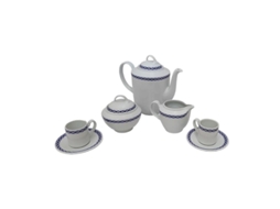 Cafe 27 piezas aloia elegance azul juego