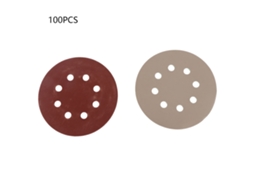 100pcs Discos de Lixa Circular 5 polegadas 80 3000 Grit para Madeira, Couro, Parede e Polimento | S/MARCA