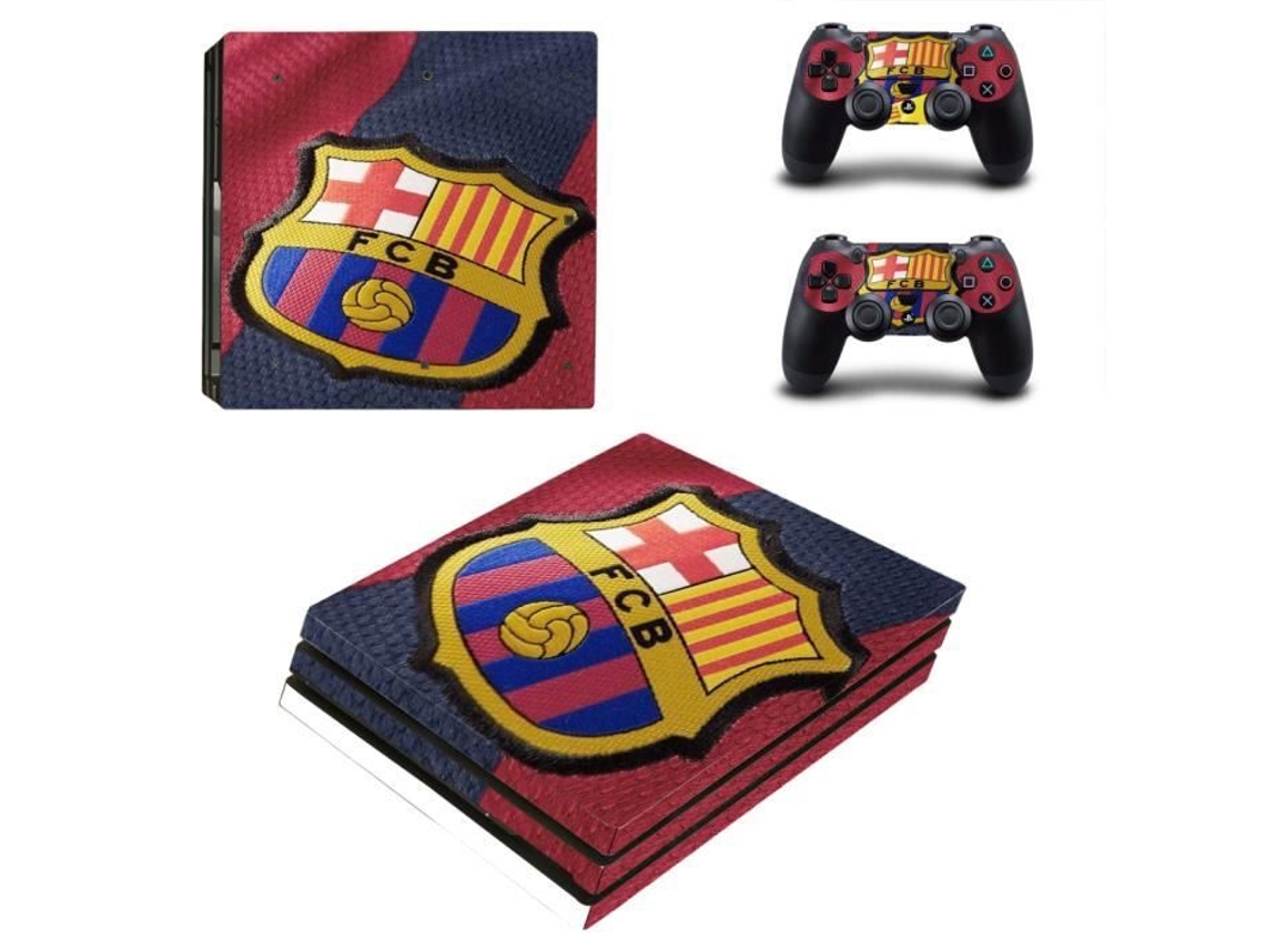 Pele texturizada para console e controladores Ps4 Pro Fcb NO NAME