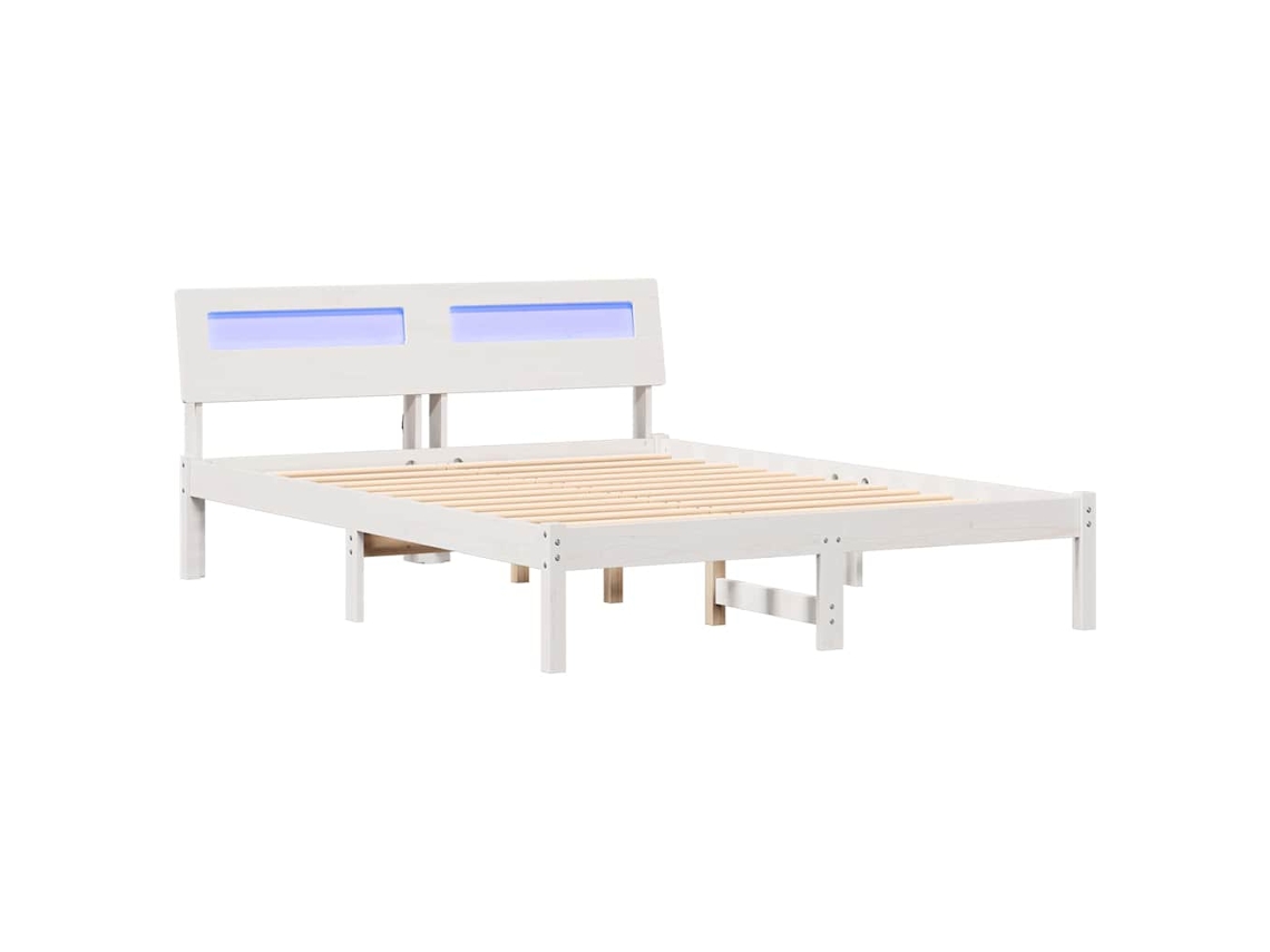 Estrutura da Cama com Cabeceira Branco 135 X 190 Cm MAISON EXCLUSIVE