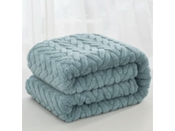 Manta Multifuncional de Algodão Jacquard Camada Única e Dupla Face Ideal para Outono Inverno, Macio, Quente, I