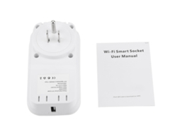 Tomada Wifi Inteligente Laxiscreed Compatível Com Alexa E Google Home, Controlo Via App E Programação De Liga/desliga