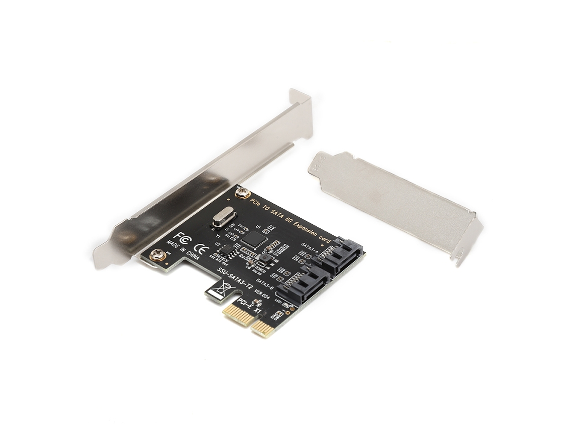 Placa De Expansão Pci-e Para Sata3.0 6g Desktop Para Windows Mac Linux