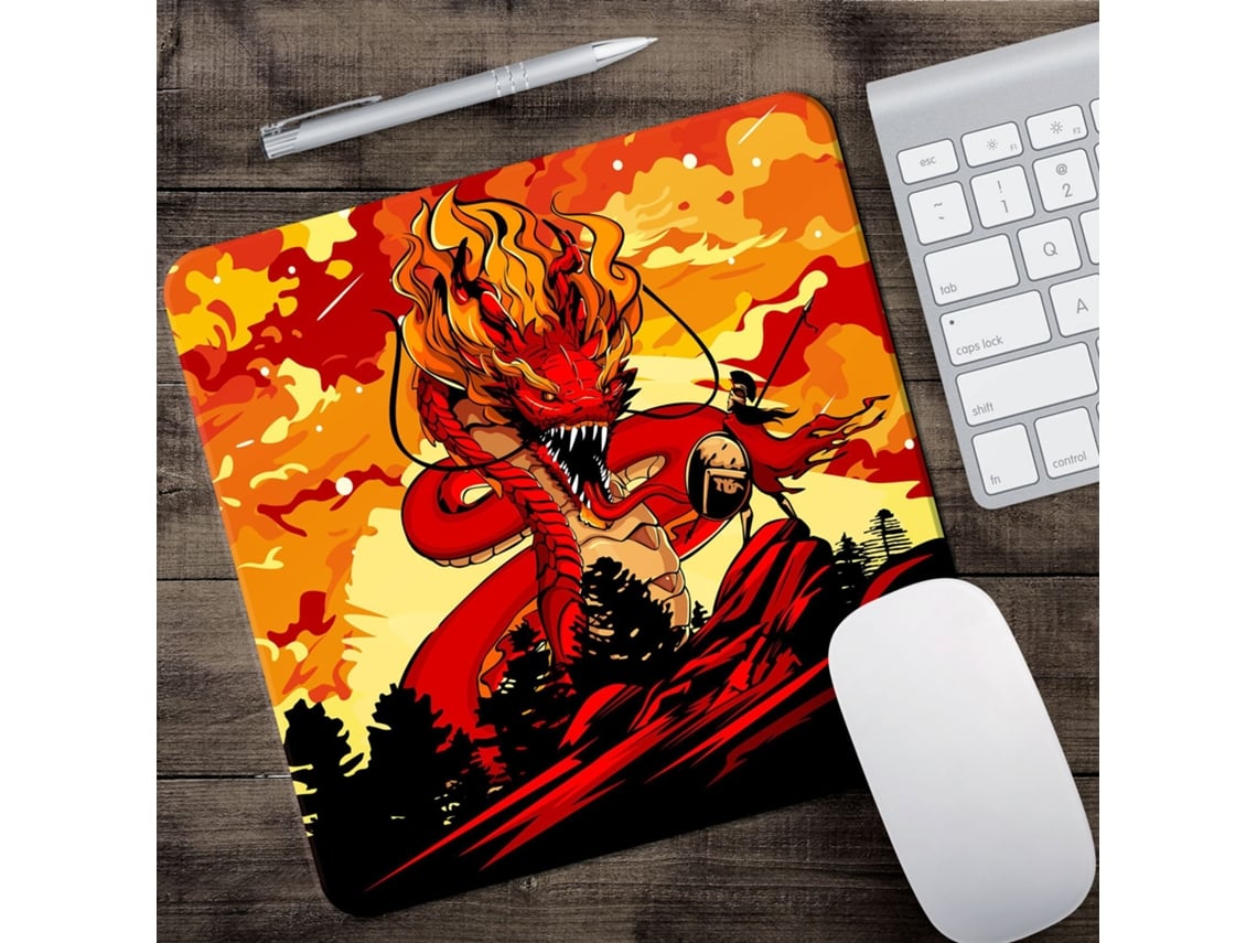 Mouse pad Simple Fresh Game INS 2502503/4 mm para escritório com borda de travamento CXC (1 peça/s2525215)