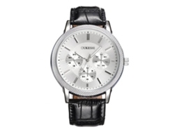 Reloj De Pulsera Analógico De Cuarzo Para Hombres Con Correa De Pu Estilo Business