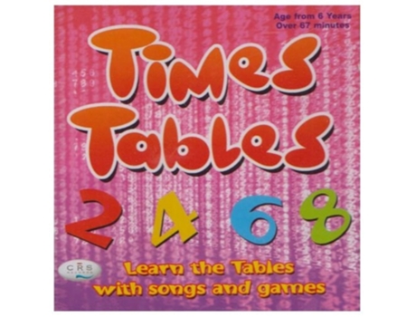 Livro Times Tables de CRS Records (Inglês)