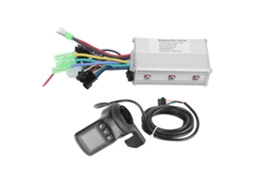 Controlador de motor brushless 350w 36v 48v com mando de polegar e painel LCD GZ3 para bicicleta e patinete