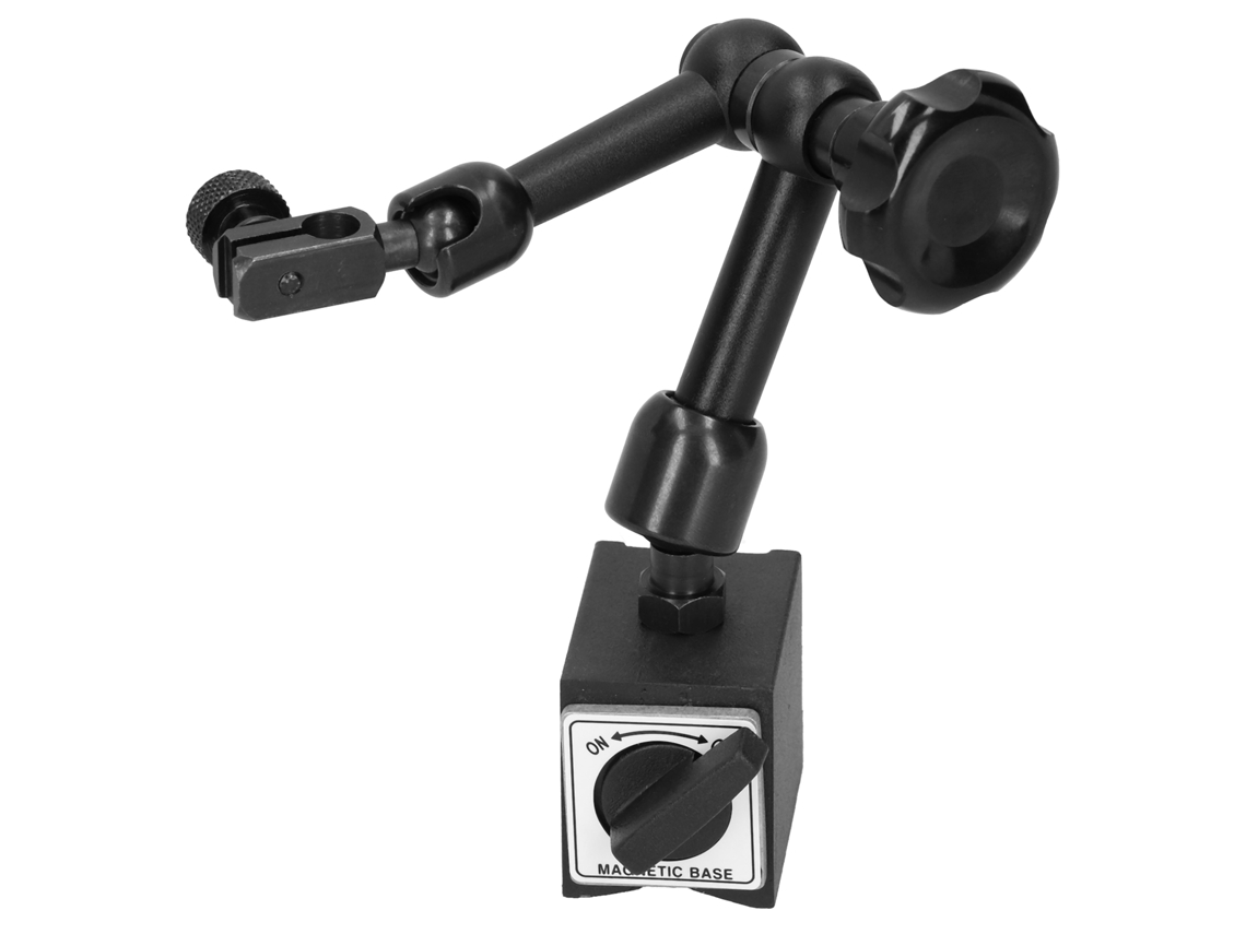 Base Magnética Laxiscreed Para Indicador De Dial, Pequena, Preta, Alcance Até 0.8mm