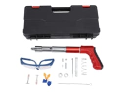 Pistola de pregos manual mini de aço, portátil, potência ajustável, para parede, teto, decoração, ferramenta doméstica S/MARCA