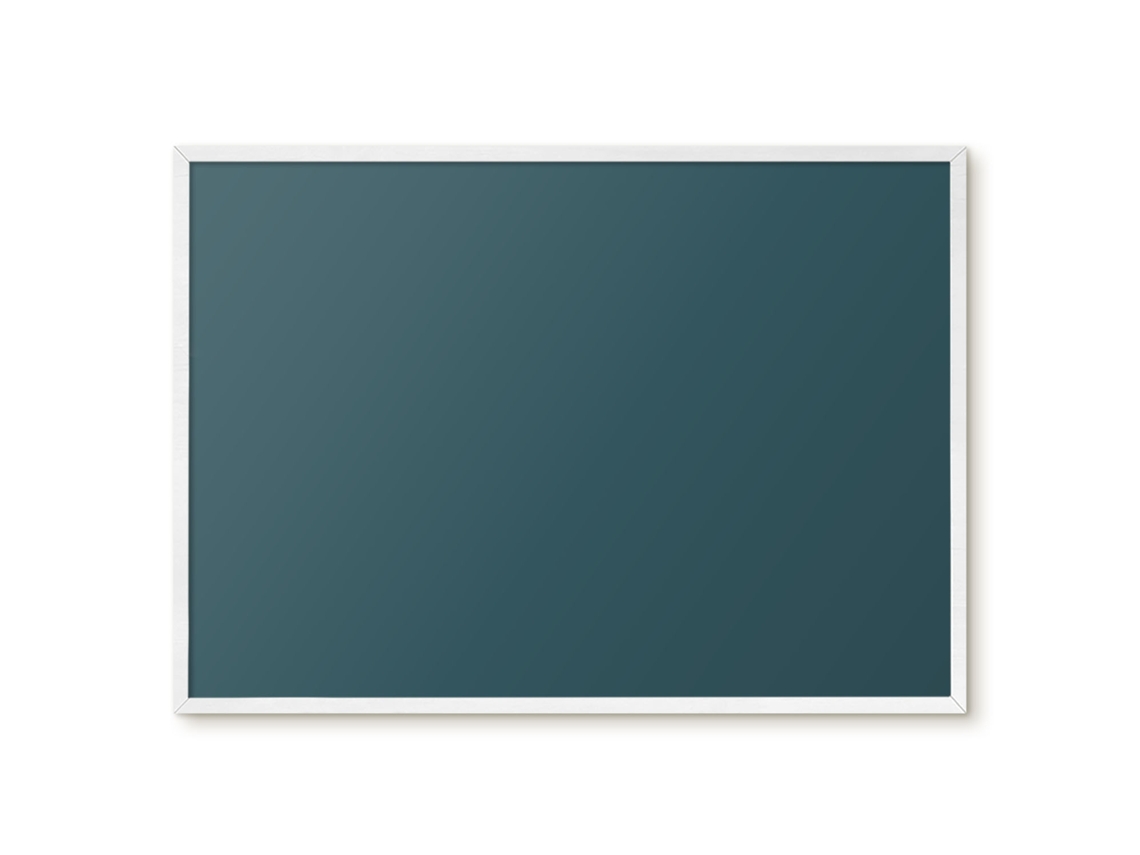Quadro de vidro magnético azul marinho escuro para hall de entrada Espelharte (70x50 cm)