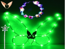 Tiara luminosa de LED Lurelia com motivo de estrela para festas e decoração.
