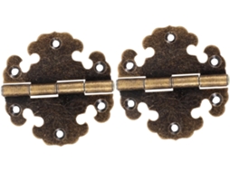 2 De Metal Retrô Para Estilo Vintage, Antigas Portas Armário Madeira.
