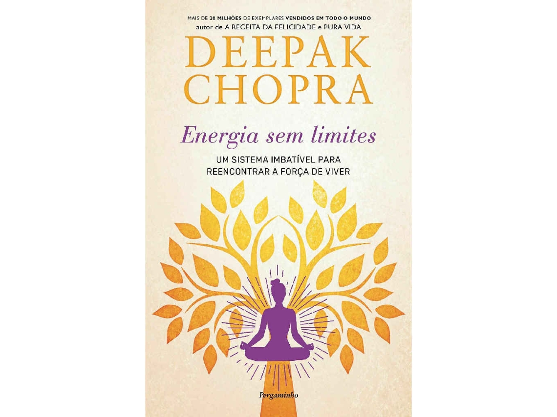 Livro Energia sem Limites de Deepak Chopra (Português)