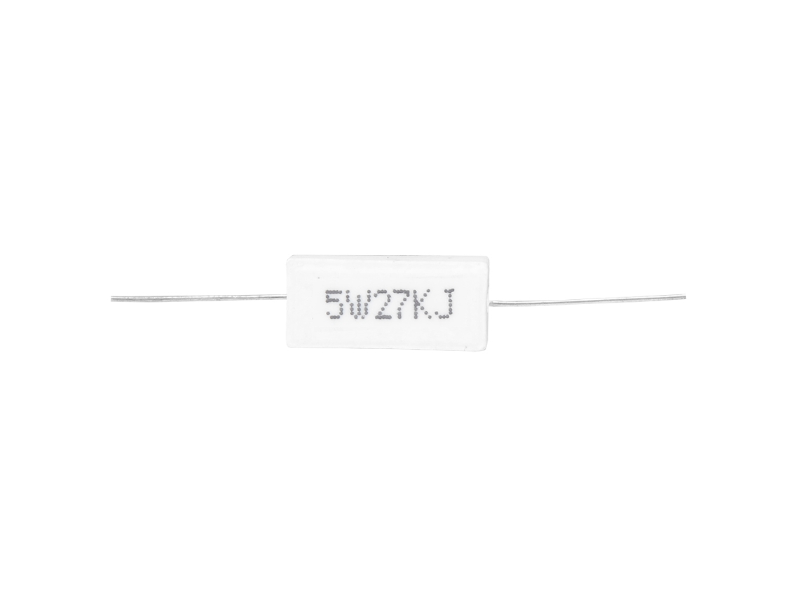 Resistor De Cimento 5w 27kr 10pçs ±5%