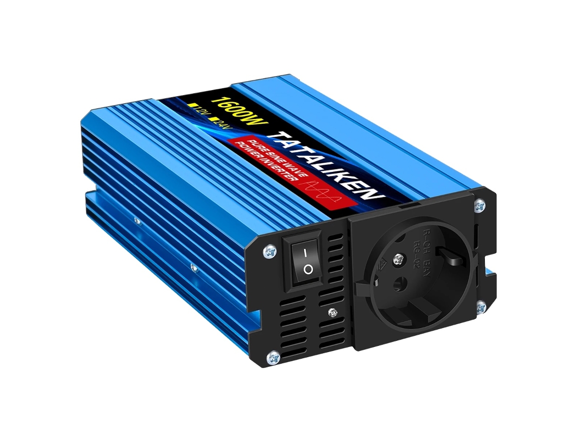 Inversor, 4 Tomadas Eu, Ventilador Com Termostato Automático, 1600w Ue