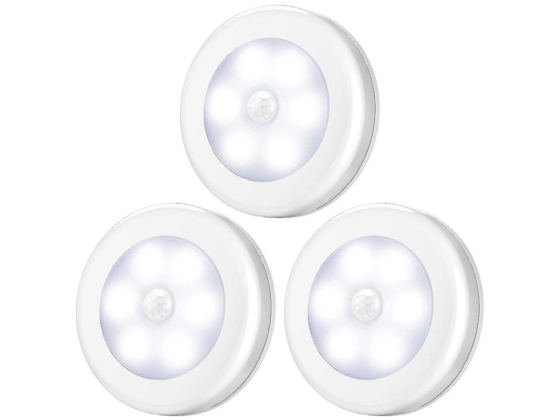 Lurelia, Luz Noturna Led, 0.6w, Sensor Pir, Recarregável Usb, Magnética, Autoadesiva, 3 Modos, Branco Quente, Armário, Casa Banho, Compacta