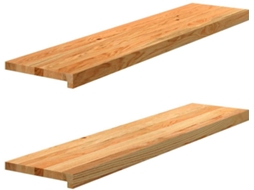 Window Sill, Window Sills Vidaxl Marrom Madeira De Carvalho (110 X 25 X 2 Cm)