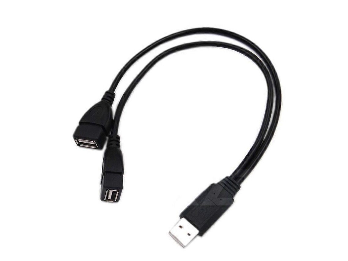 Lurelia Cabo Adaptador 480 Mbps Usb 2.0 Para 2 Divisores Usb Fêmea Duplos
